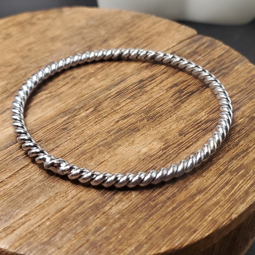 B0704 estate twist heavy‎ duty bracelet